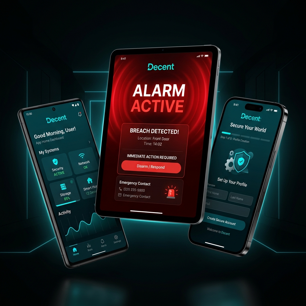 Decent systeem : hub, sensor en app